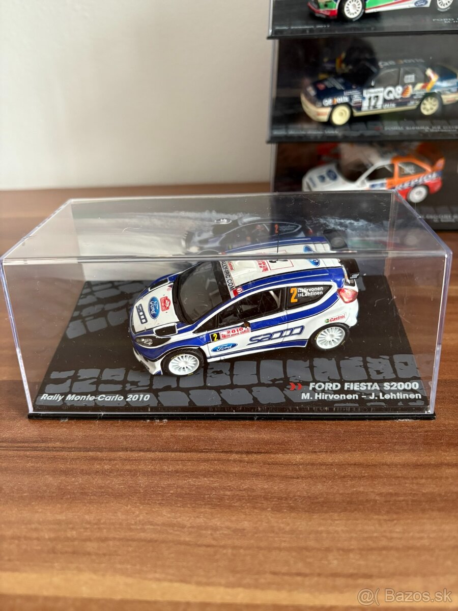 Zberateľské, kovové Rally modely Ford 1:43 - 2