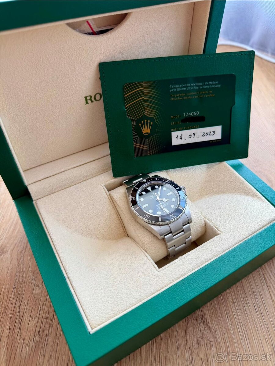 Rolex Submariner No Date – Ref. 124060 – 09/2023 - 2