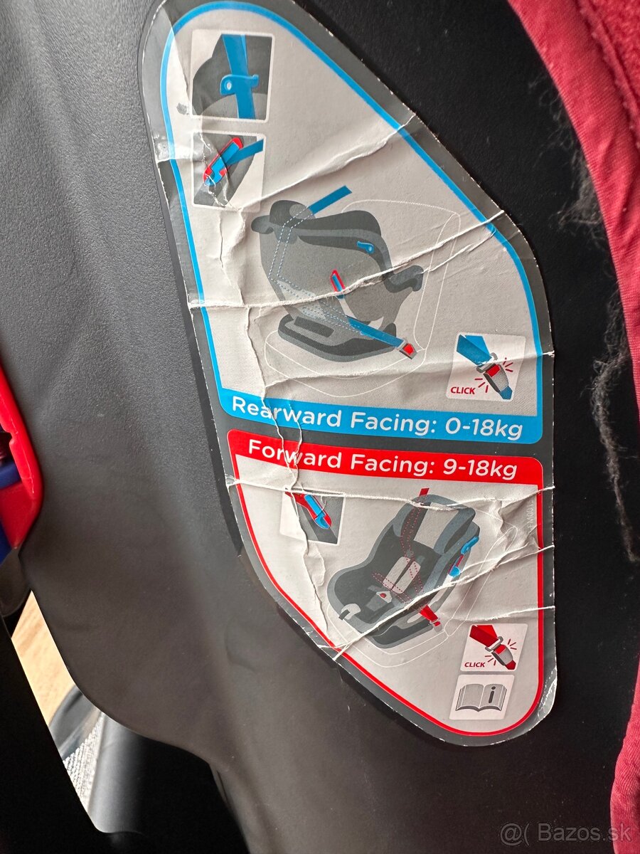 Predám detskú autosedačku Joie 0-18kg - polohovateľná - 2