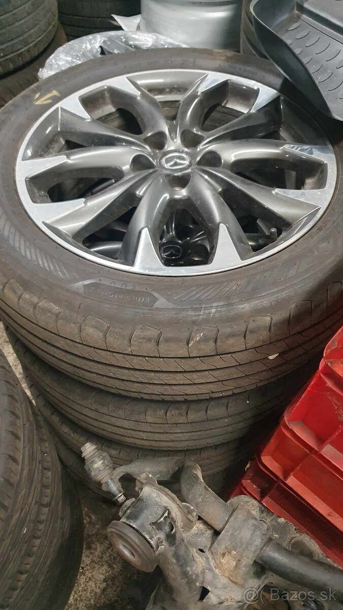 Originál disky Mazda Cx5 R19 + letné pneu Goodyear 2023 - 2