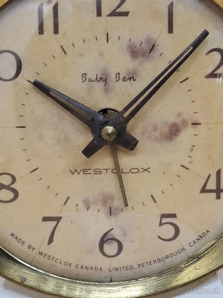Predám funkčný starý budík WESTCLOX Baby Ben 24 € - 2