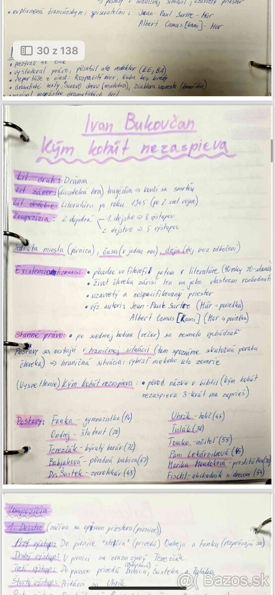 Maturita - vypracované témy - slovenčina a literatúra - 2