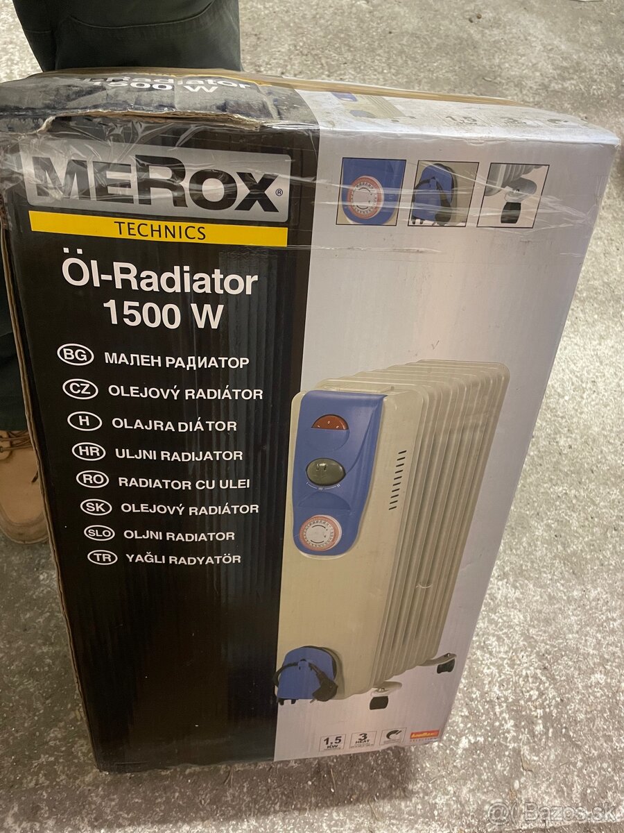 Olejový radiátor, nerozbalený - 2