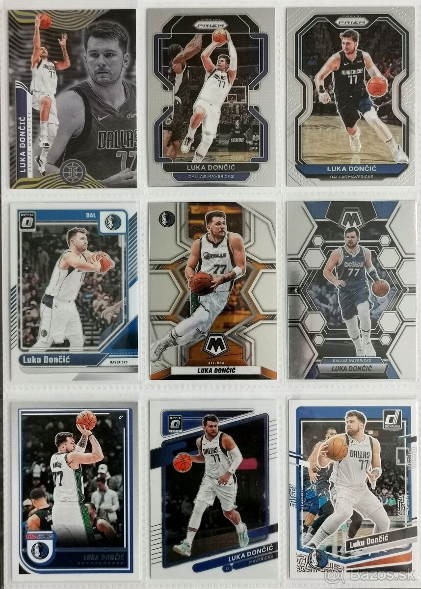 NBA karty - Luka Dončič (45 kariet) - 2