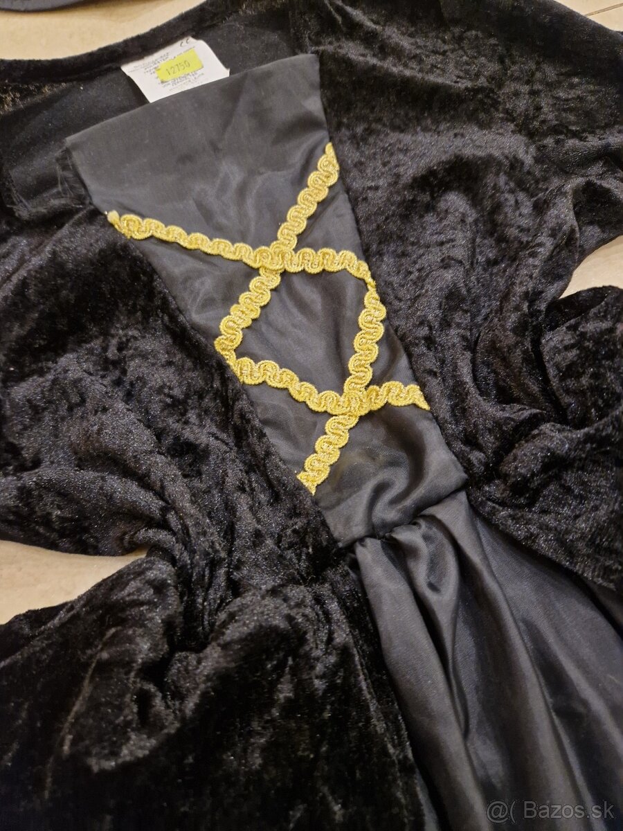 Predám karnevalový kostým Čarodejnica čierna - 2