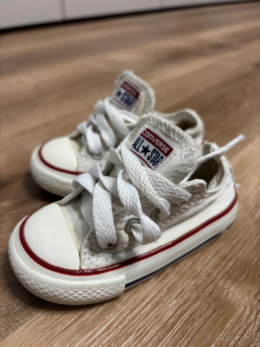 Biele detské converse, veľkosť 20 - 2