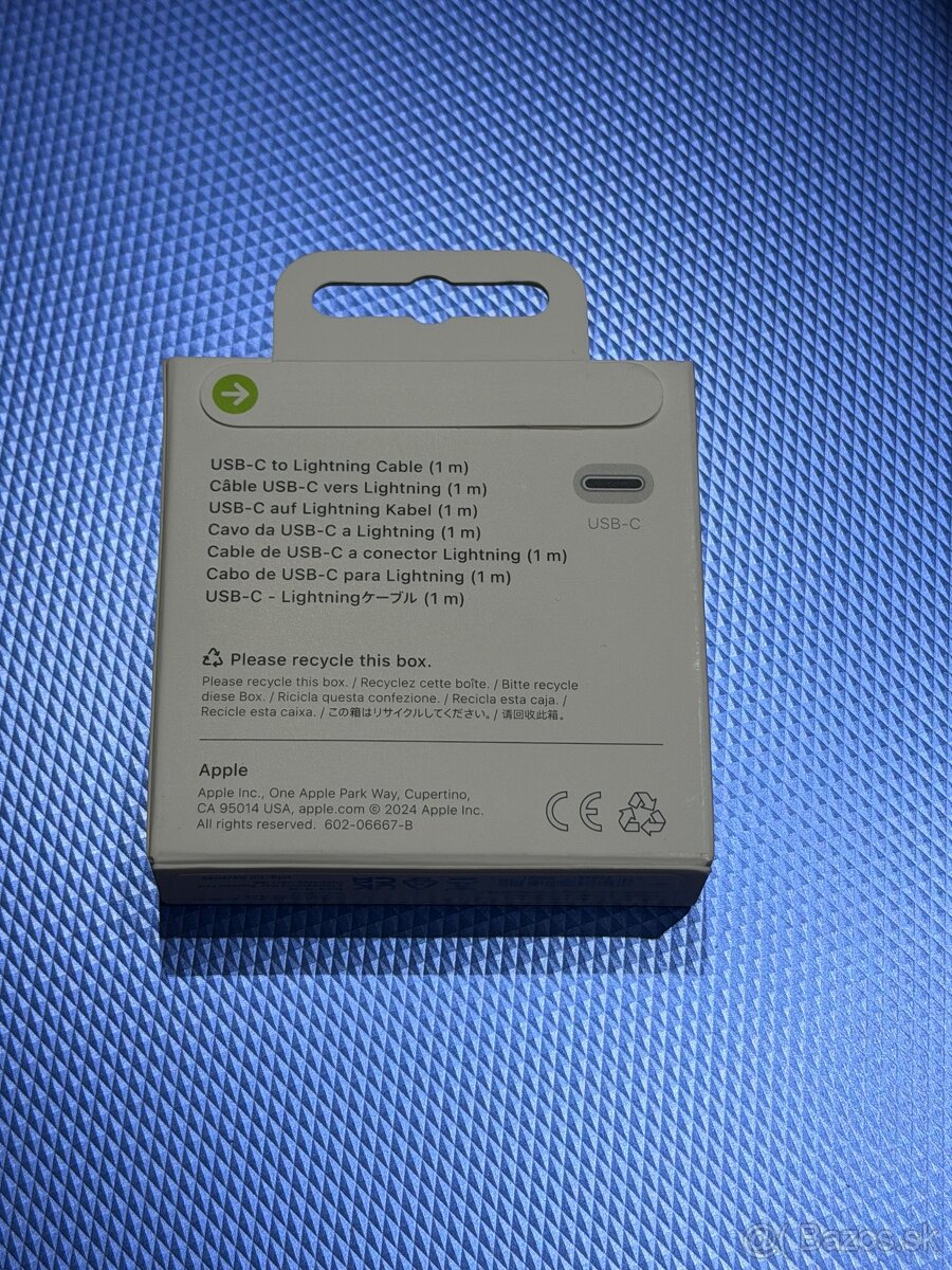 Apple USB-C to Lightning kábel (1 m). Originalny nový ‼️ - 2