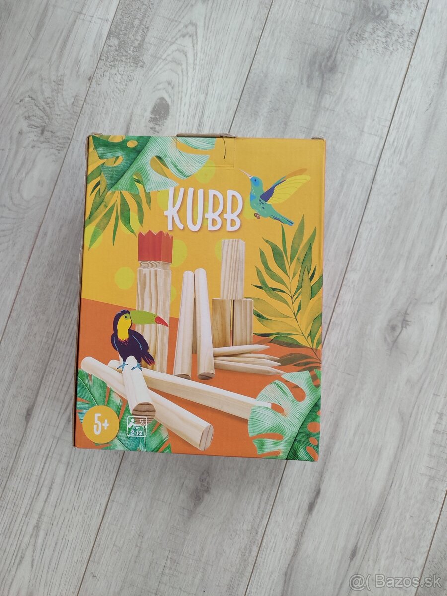 drevená skladačka - Kubb - 2