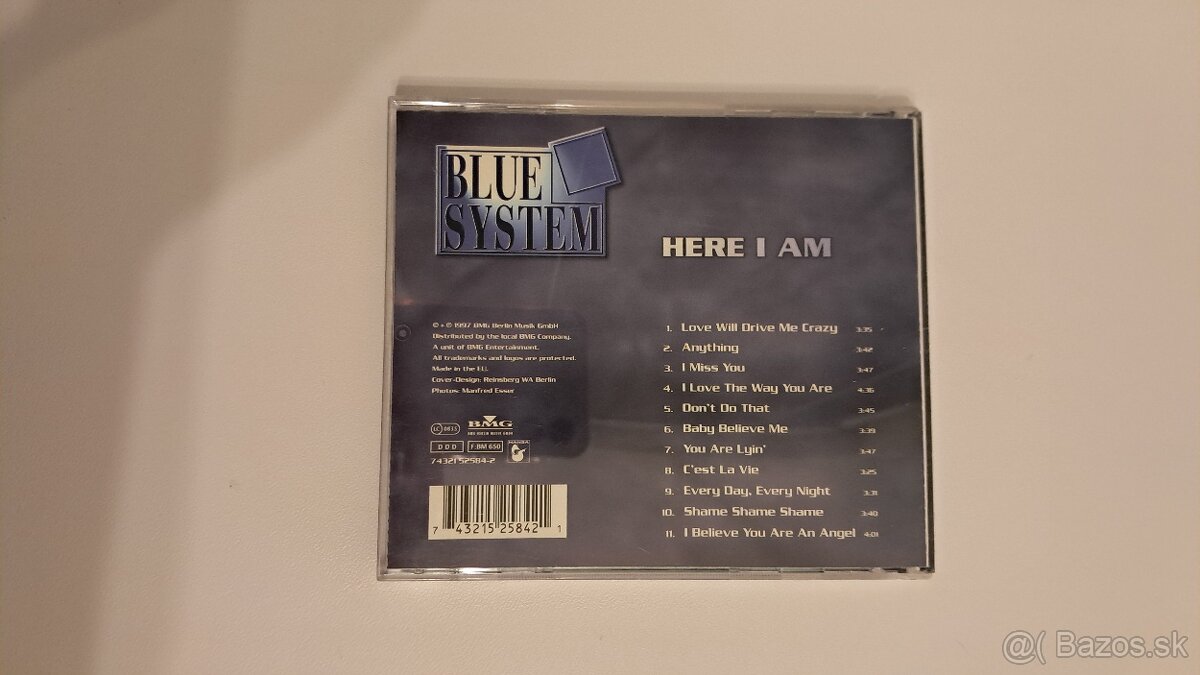 CD Blue System – Here I Am (1997) - 2