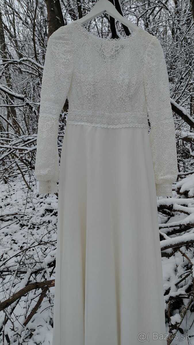 Boho svadobné šaty veľ. S / M - 2