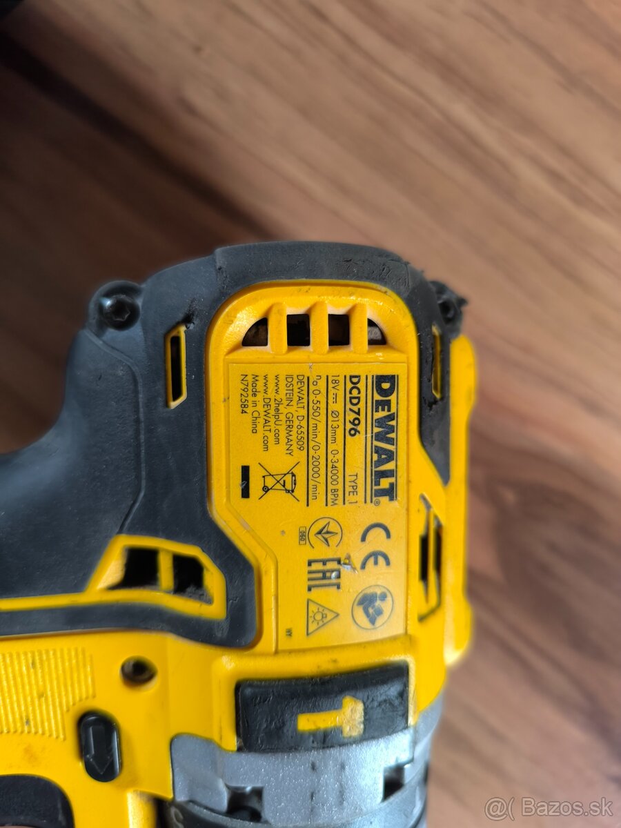 Dewalt dcd796 a dcf887 - 2