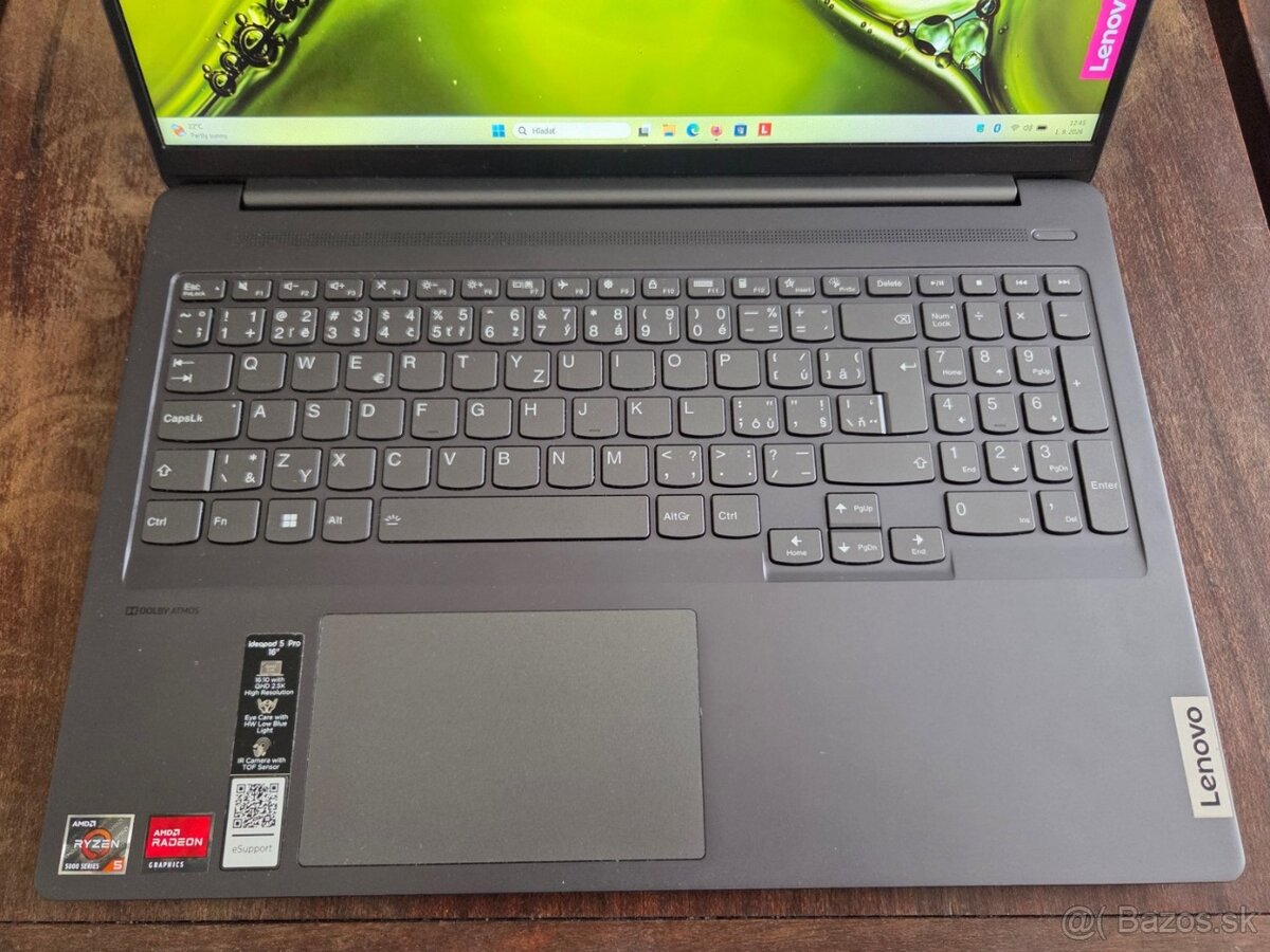 Predám notebook Lenovo IdeaPad 5 PRO 16" - 2