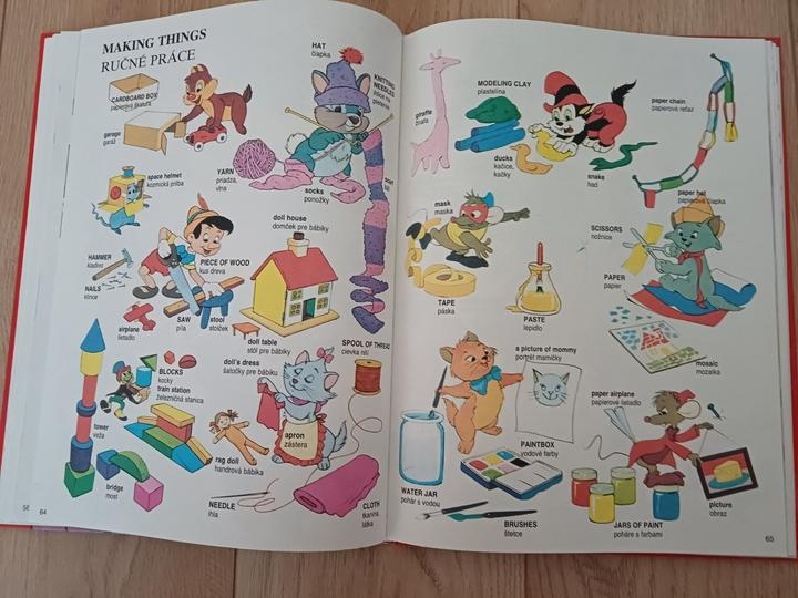 veľký obrázkový Walt Disney slovník anglicko-slovenský - 2