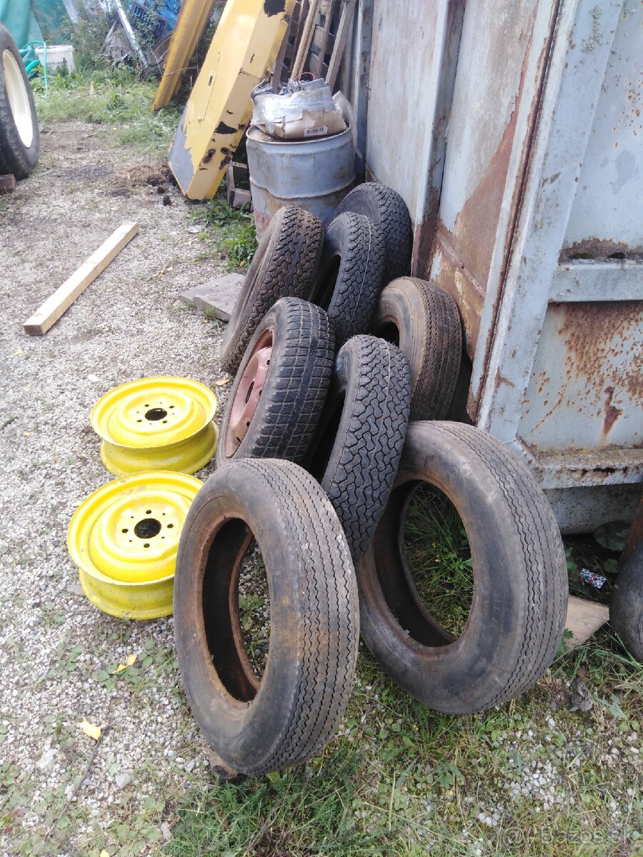 Predám rôzne veteránske kolesá aj gumy - 2