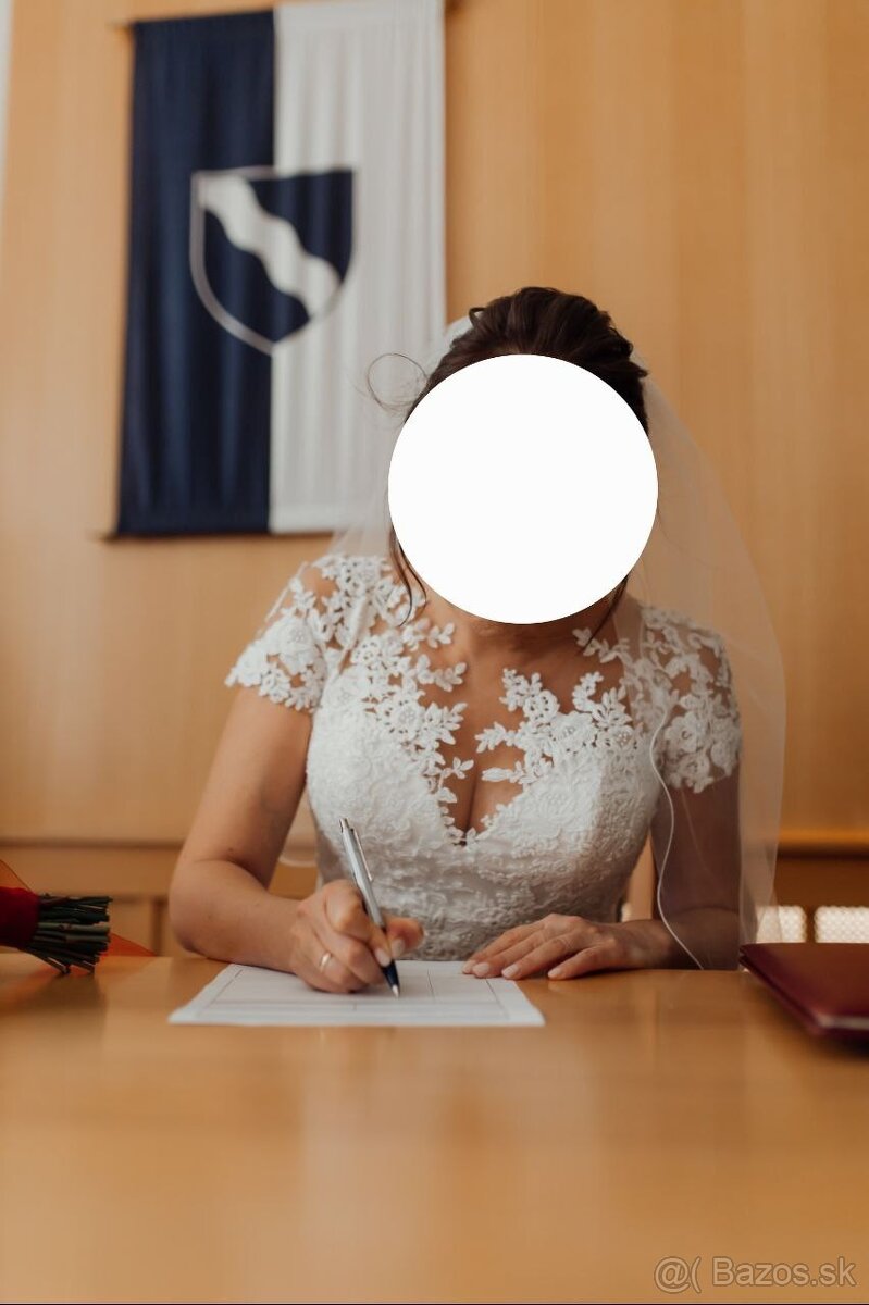elegantné svadobné šaty - 2