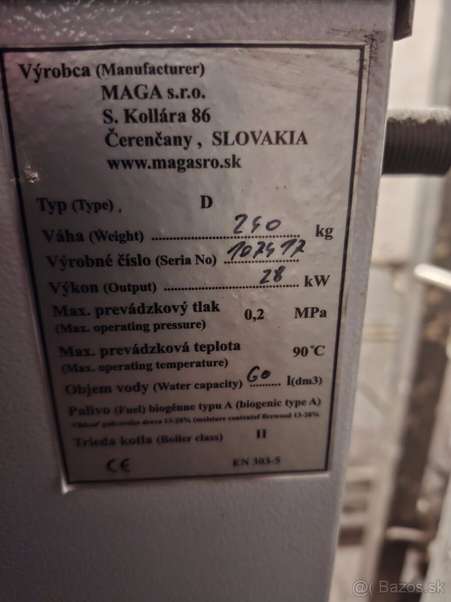 Kotol na tuhé palivo MAGA - 2