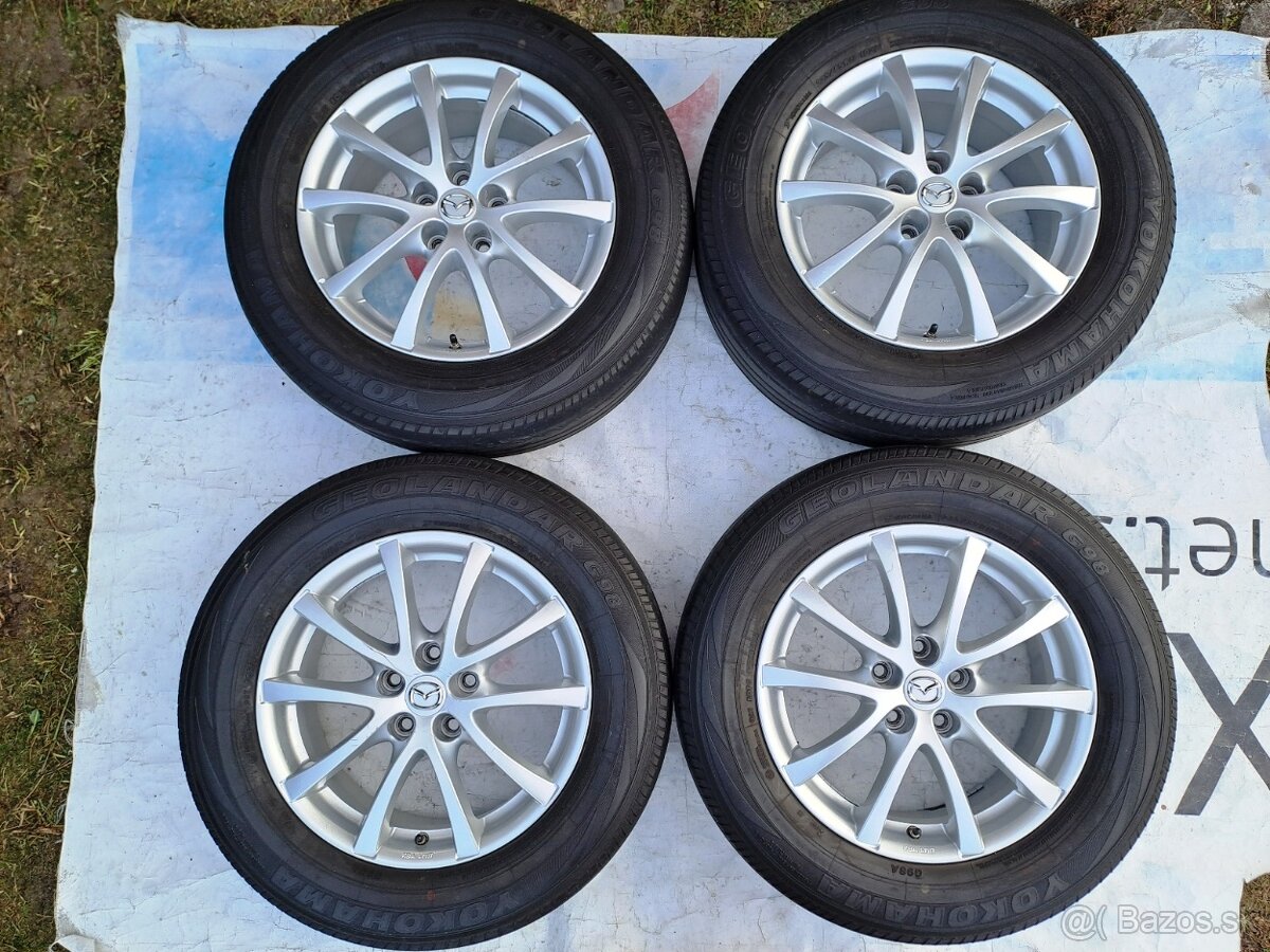 5x114.3 Originál Mazda Top Stav Pneu 225 65 R17 - 2