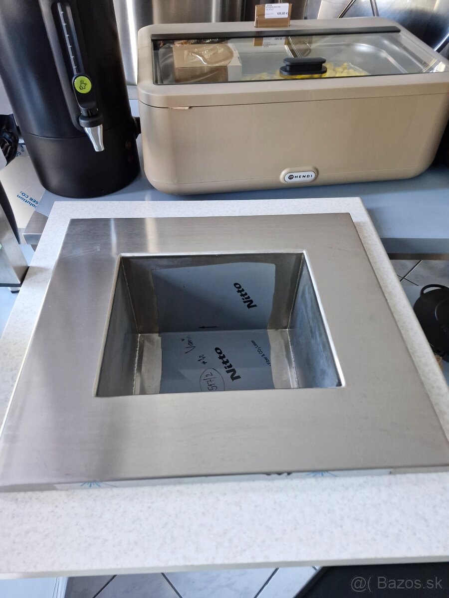 Nerezová vanička na ľad s výpustom - 2