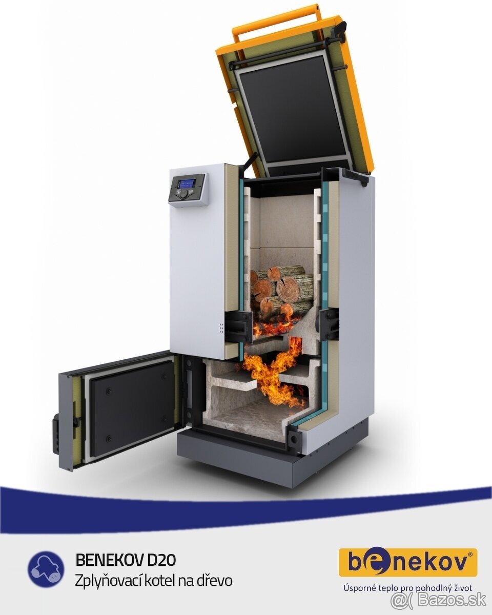 Drevo splyňovací kotol - 2