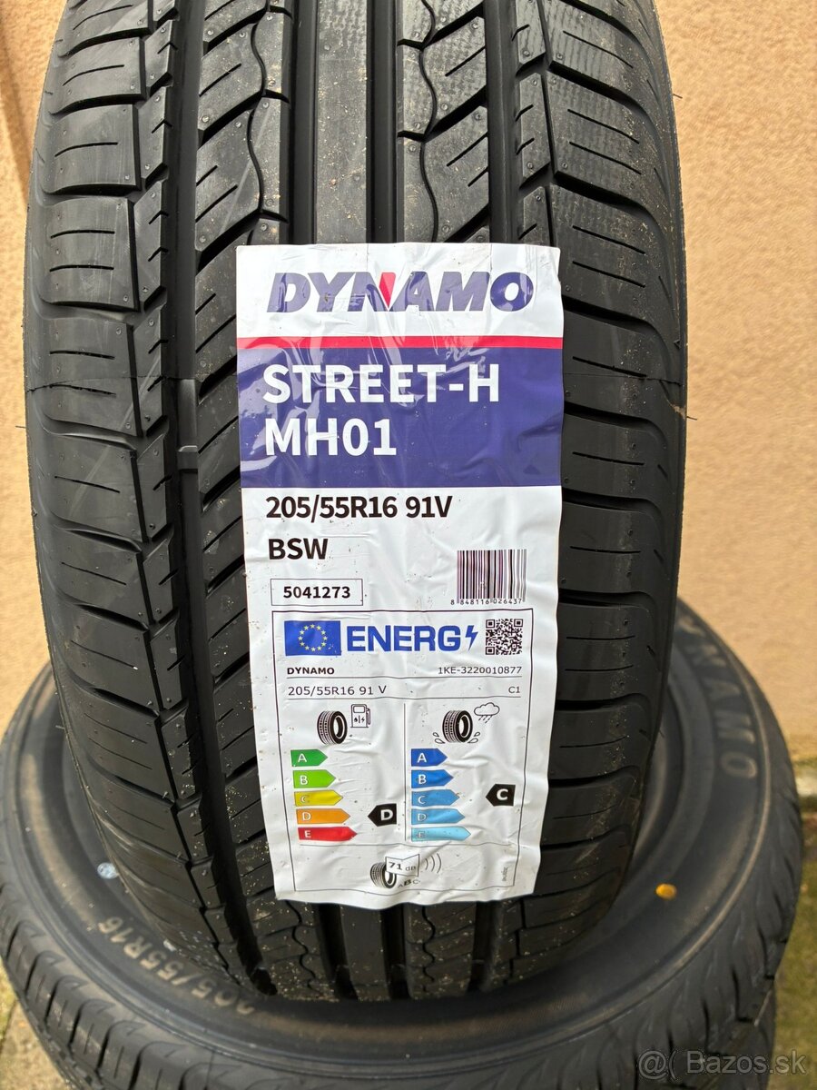 Dynamo letné 205/55 R16 - nové - 2