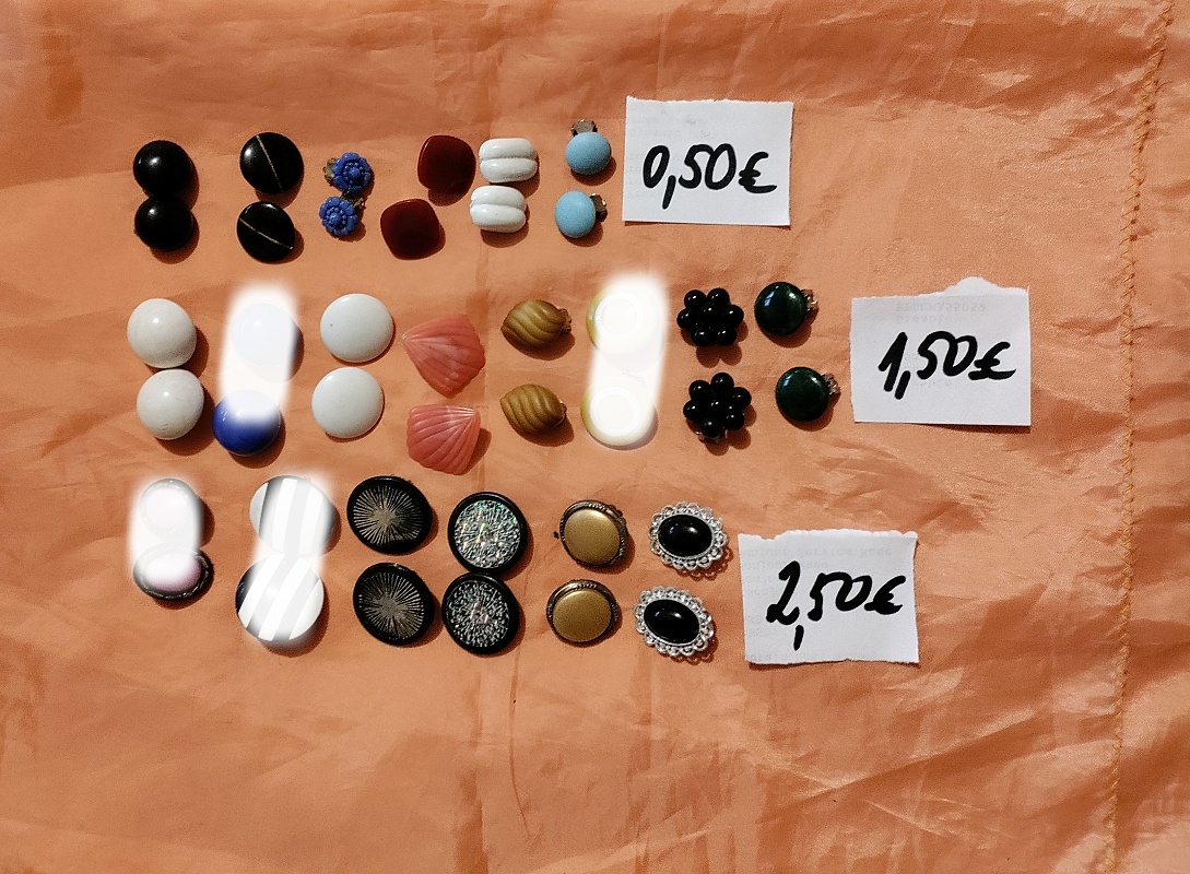 retro náušnice - 2