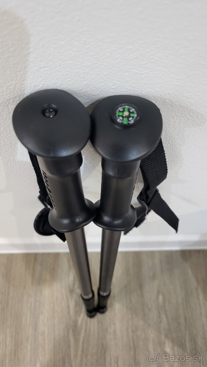 Palice na nordic walking s kompasom, nové - 2