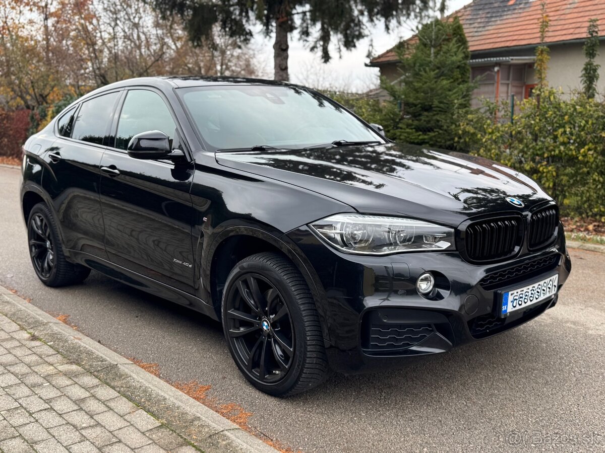 BMW X6 F16 40d xDrive M-packet INDIVIDUAL Black Optic packet - 2