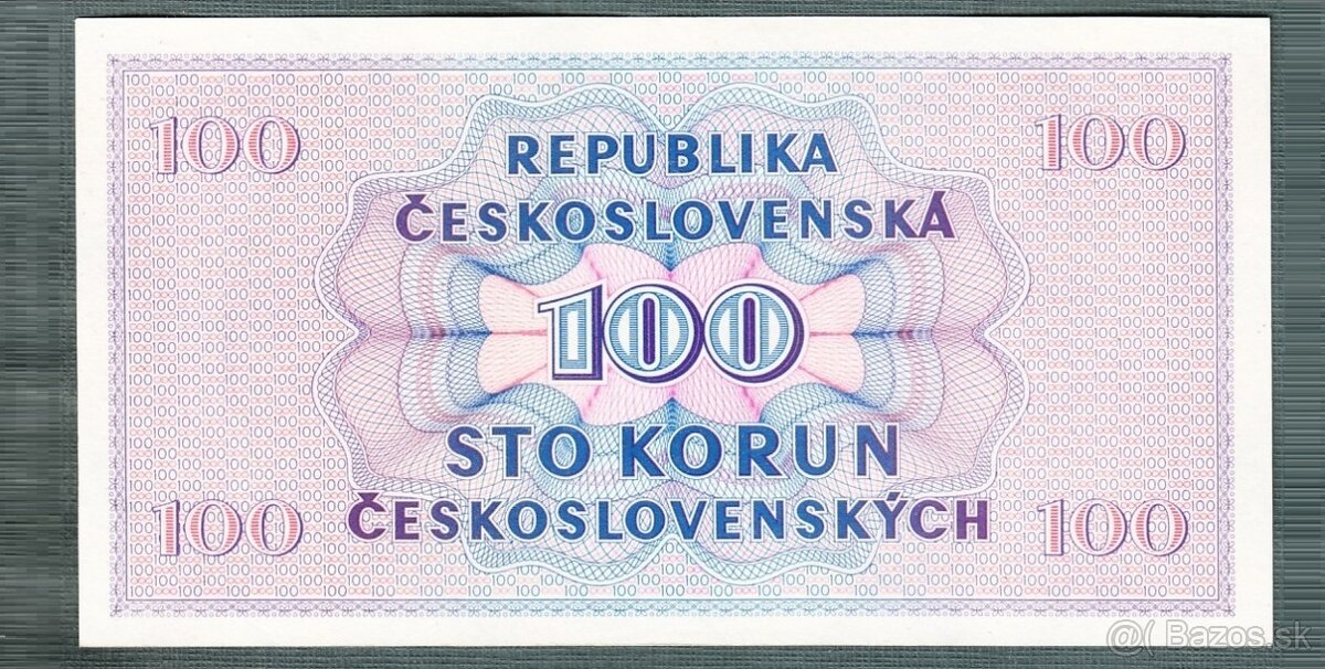 Staré bankovky - 100 kčs 1945 bezvadný stav UNC - 2