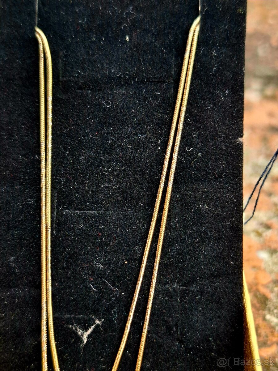 Zlata retiazka lisovana 585 - 2