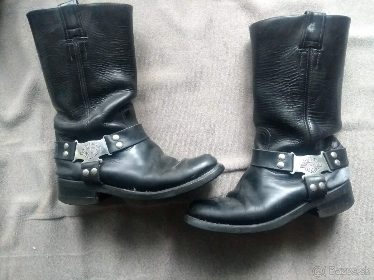 kožené čižmy Harley Davidson /44 - 2