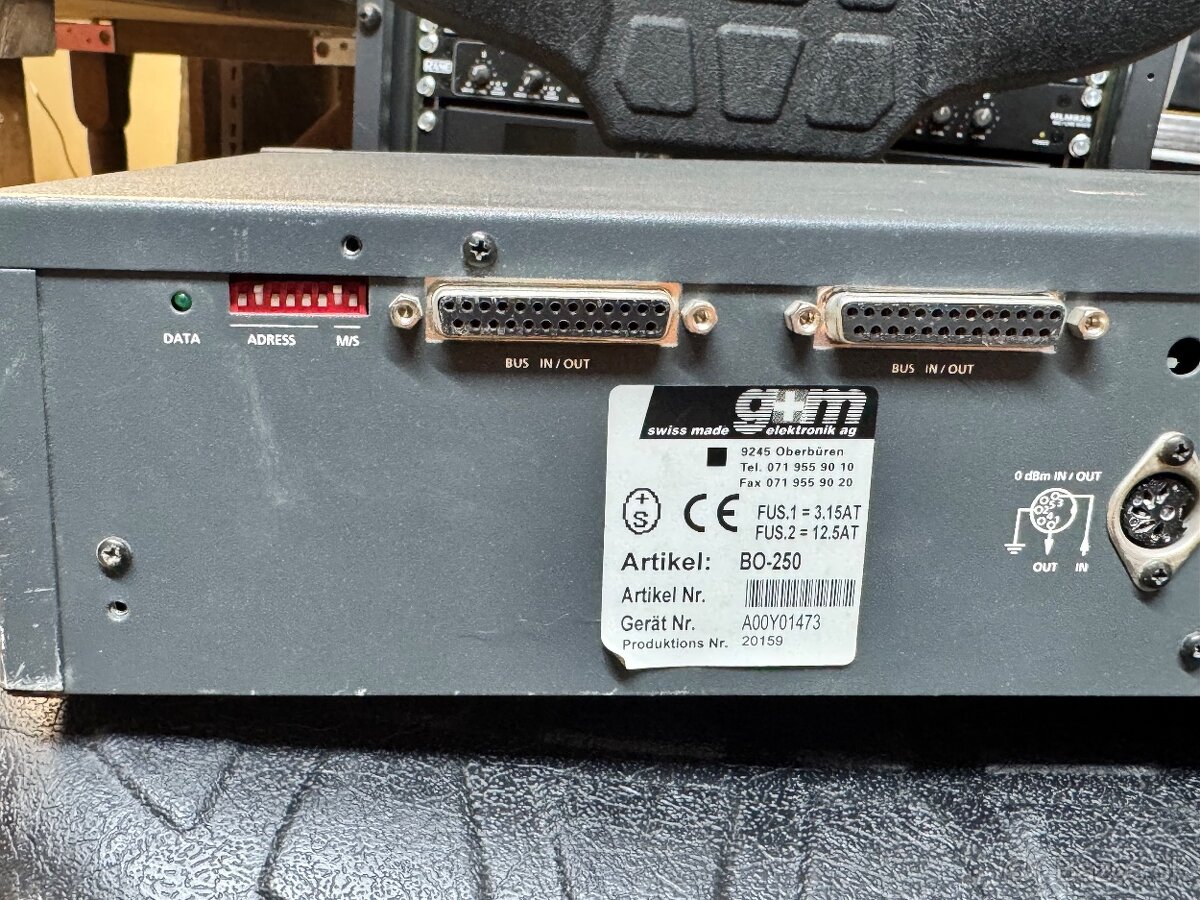 Audio Processor Systém BO-250 g+m elektronik ag - 2