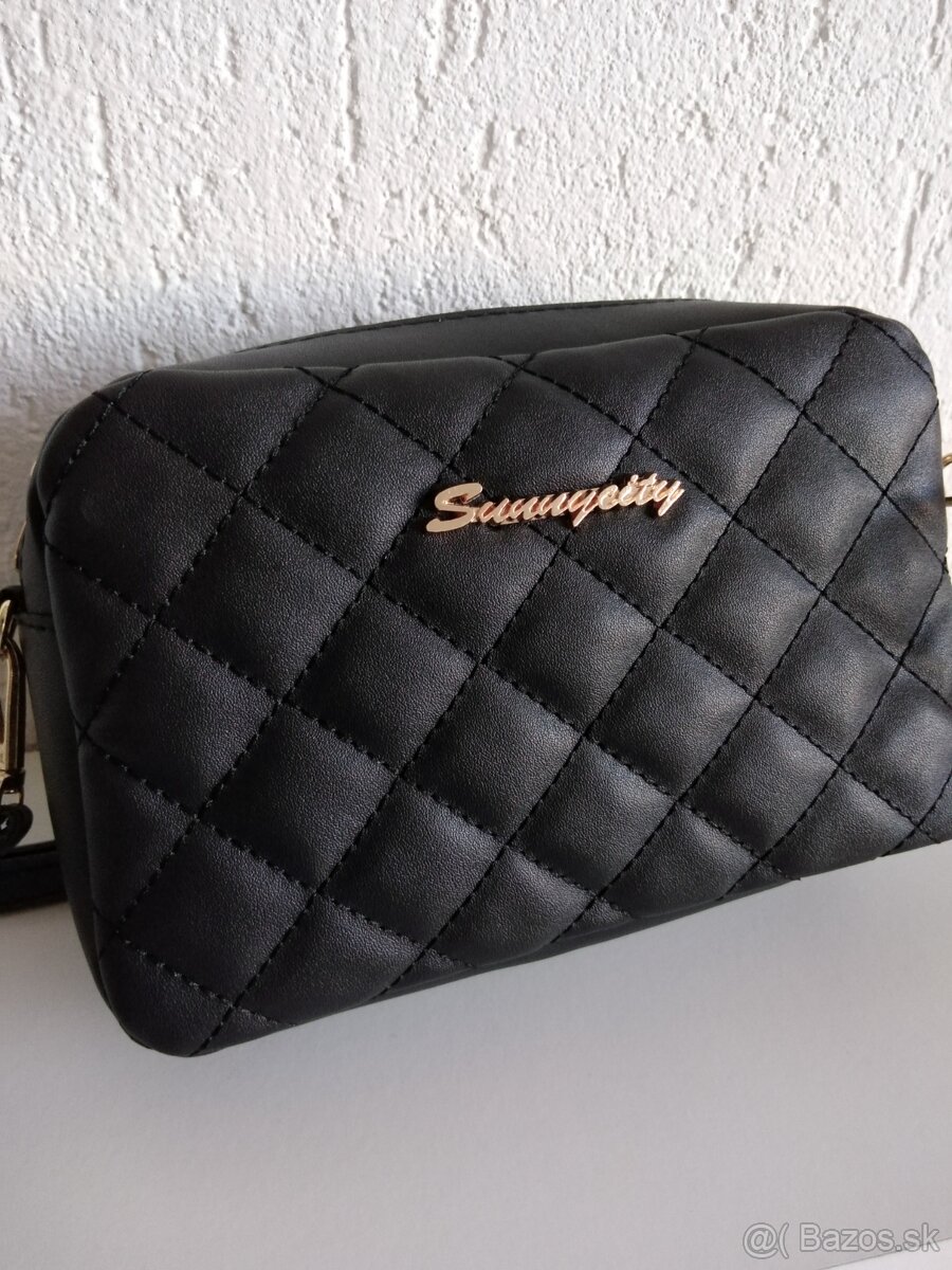 Nová čierna crossbody kabelka - 2