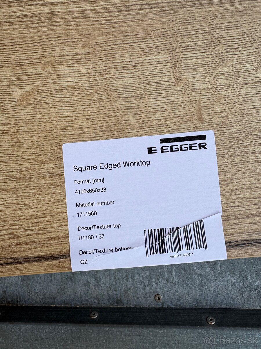 Kuchynská pracovná doska EGGER dub halifax H1180 - 2