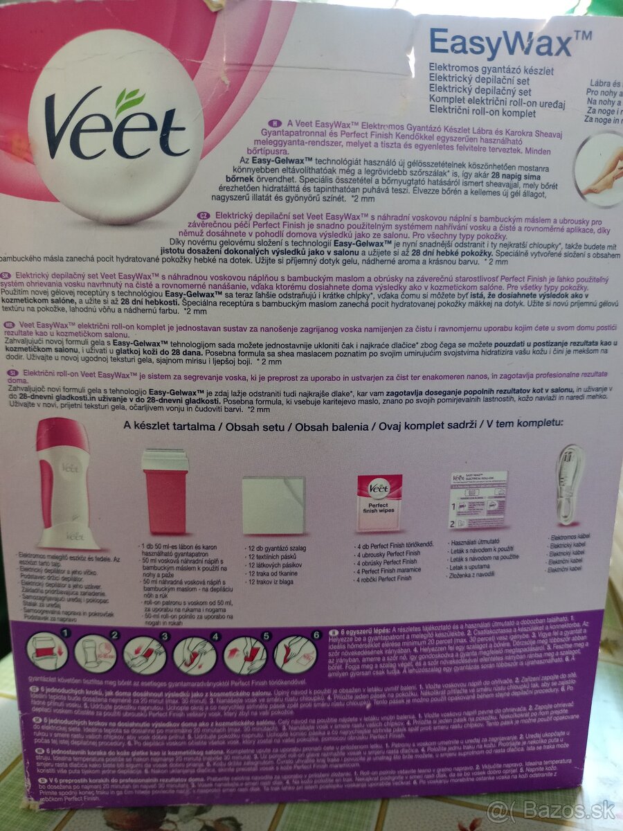Epilátor Veet EasyWax elektrický nový - 2