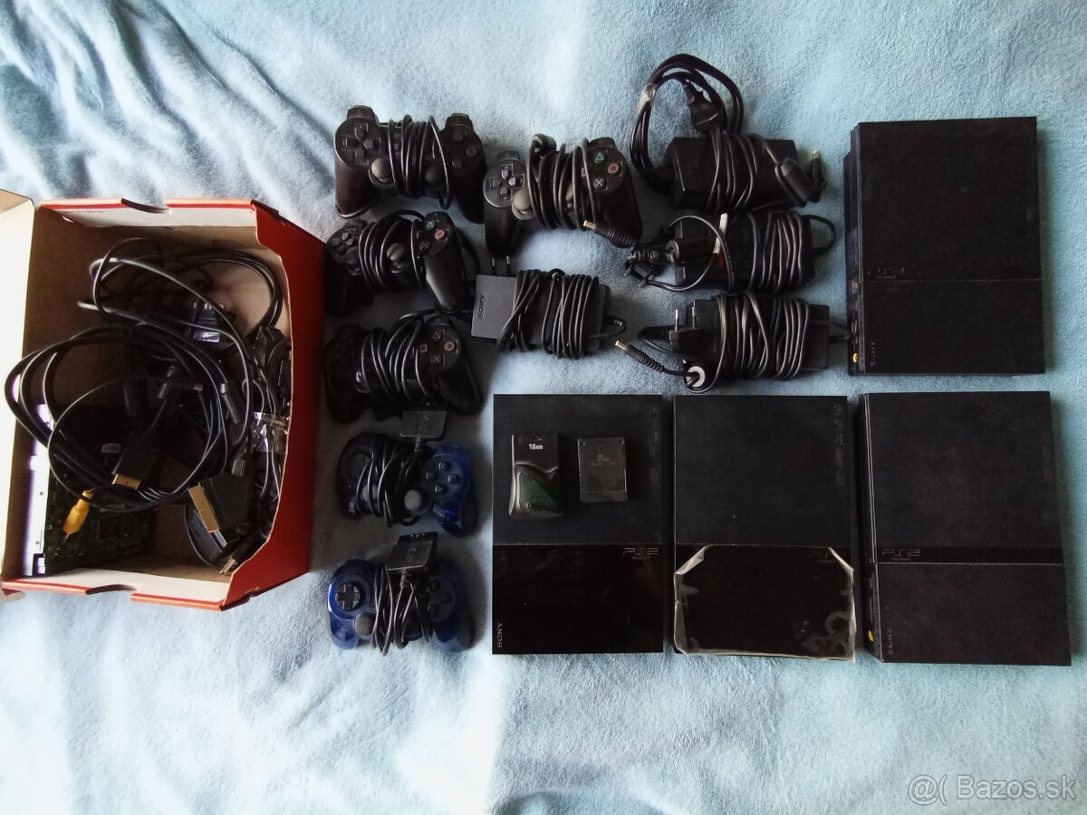 predám 4x PS2 konzoly so 6x ovládač - 2