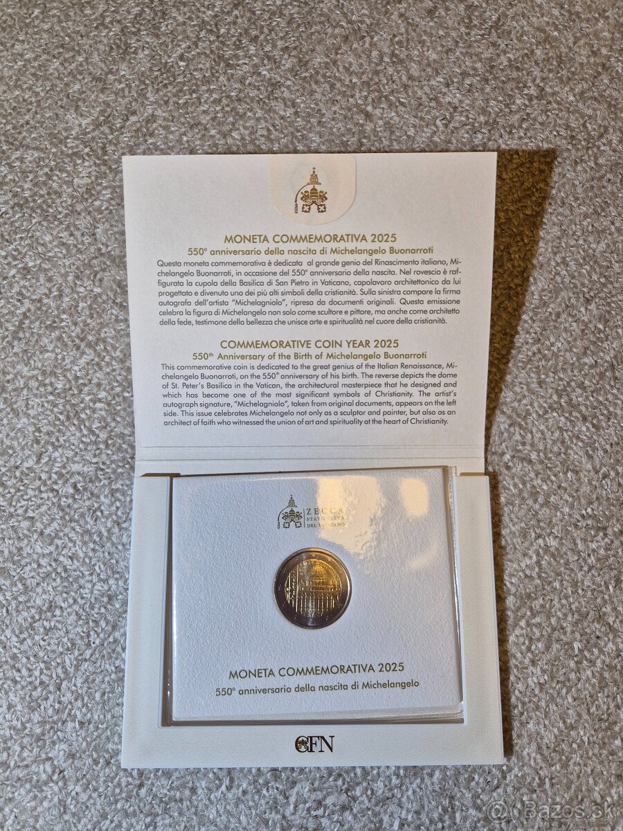 2€ pamätná minca Vatikán - 2