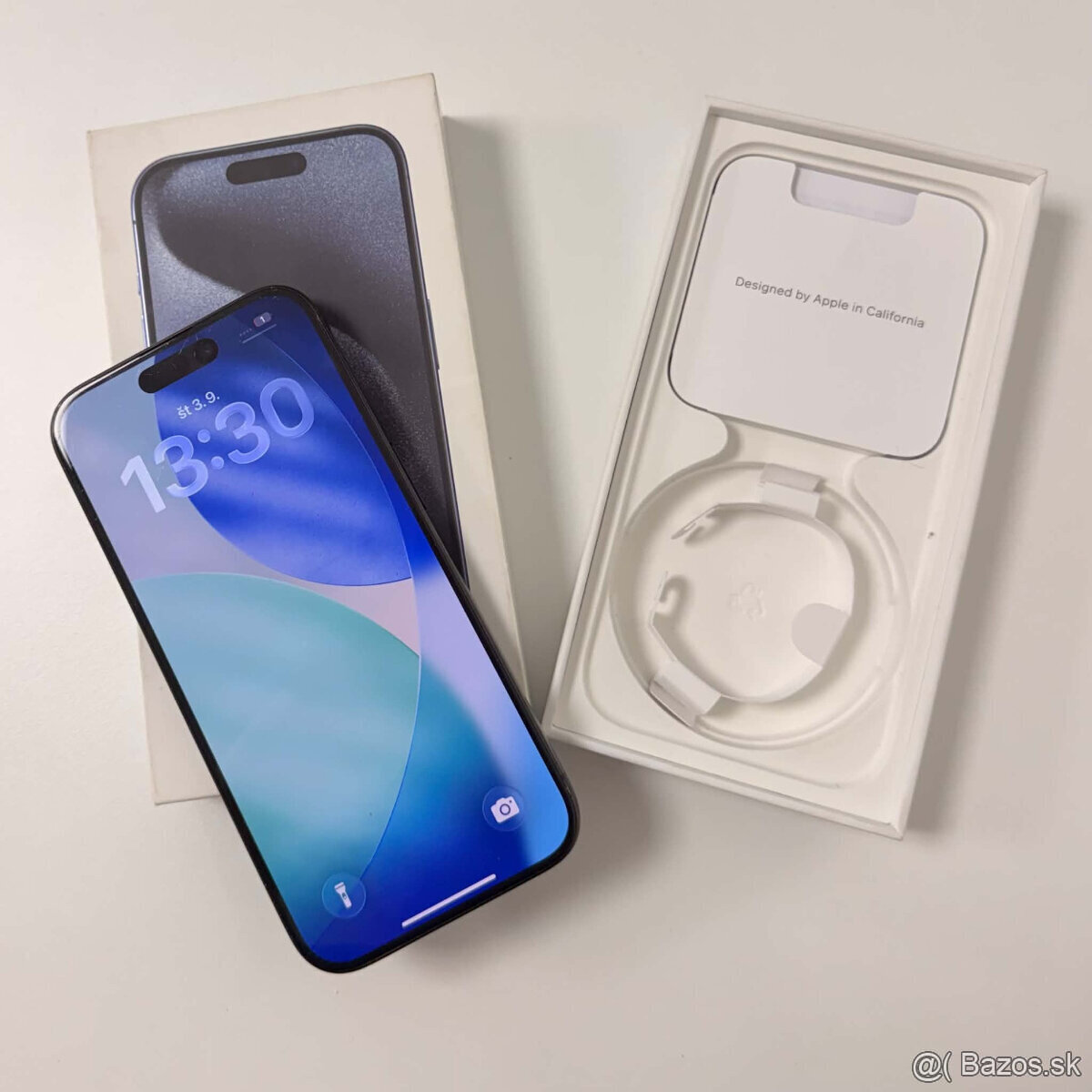 iPhone 15 Pro 128GB Blue Titanium - 2