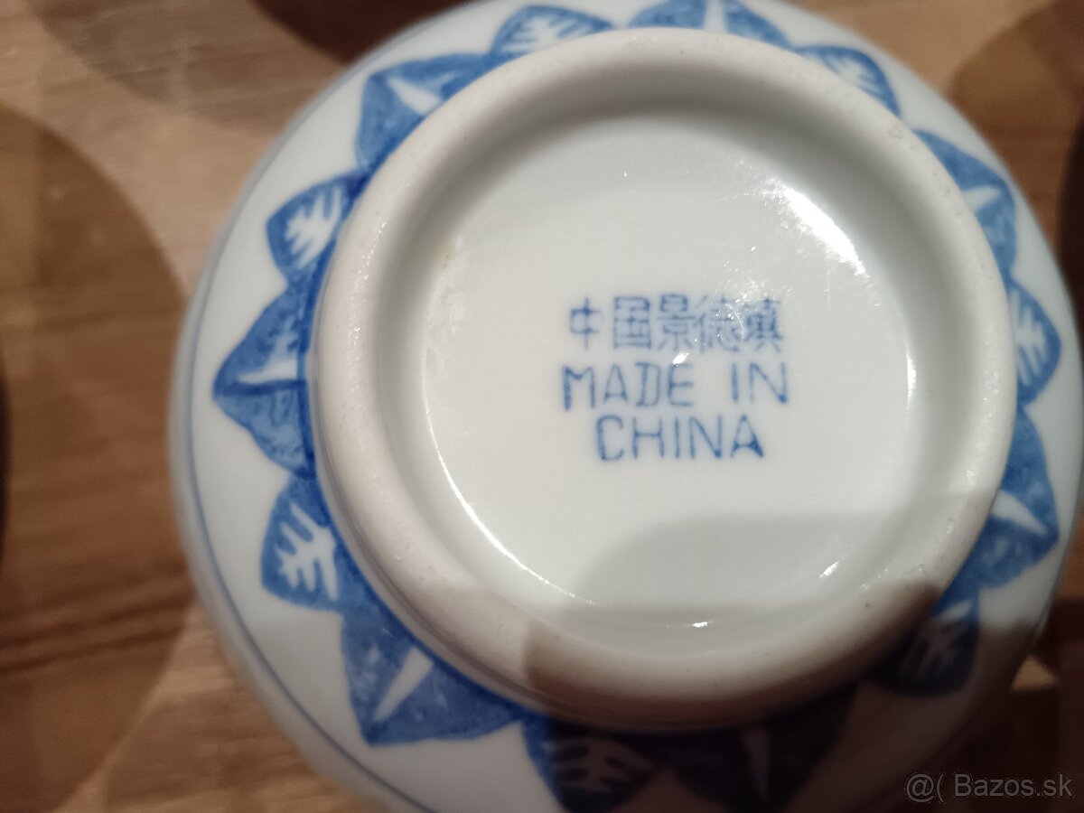 Čínsky ryžový porcelán - 14 ks - 2