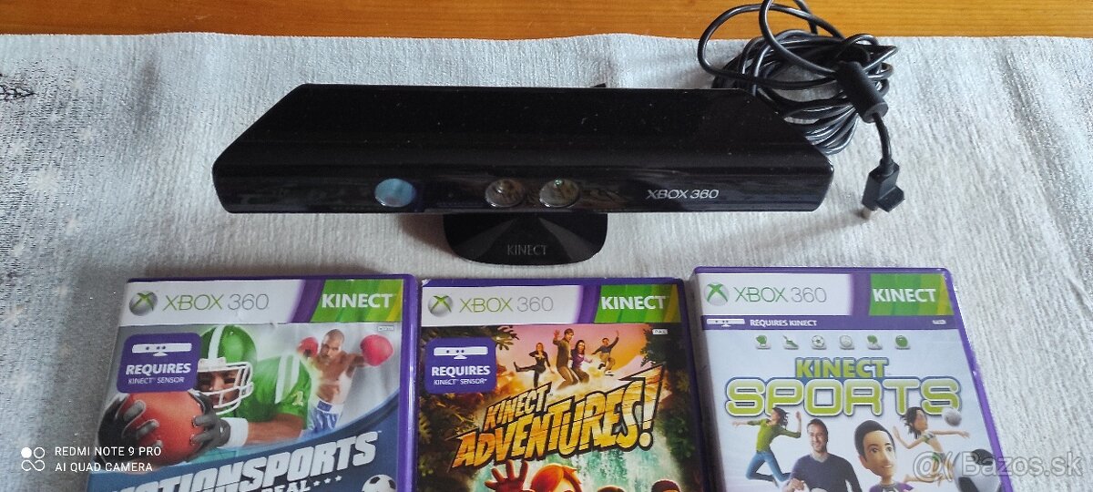 Kinect (xbox360)+3x hra - 2