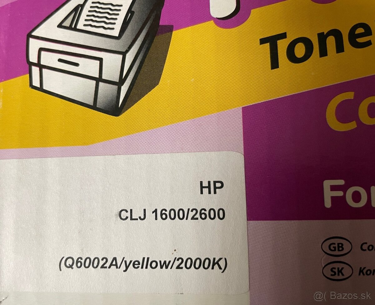 Toner do HP Q6002A-žltý - 2