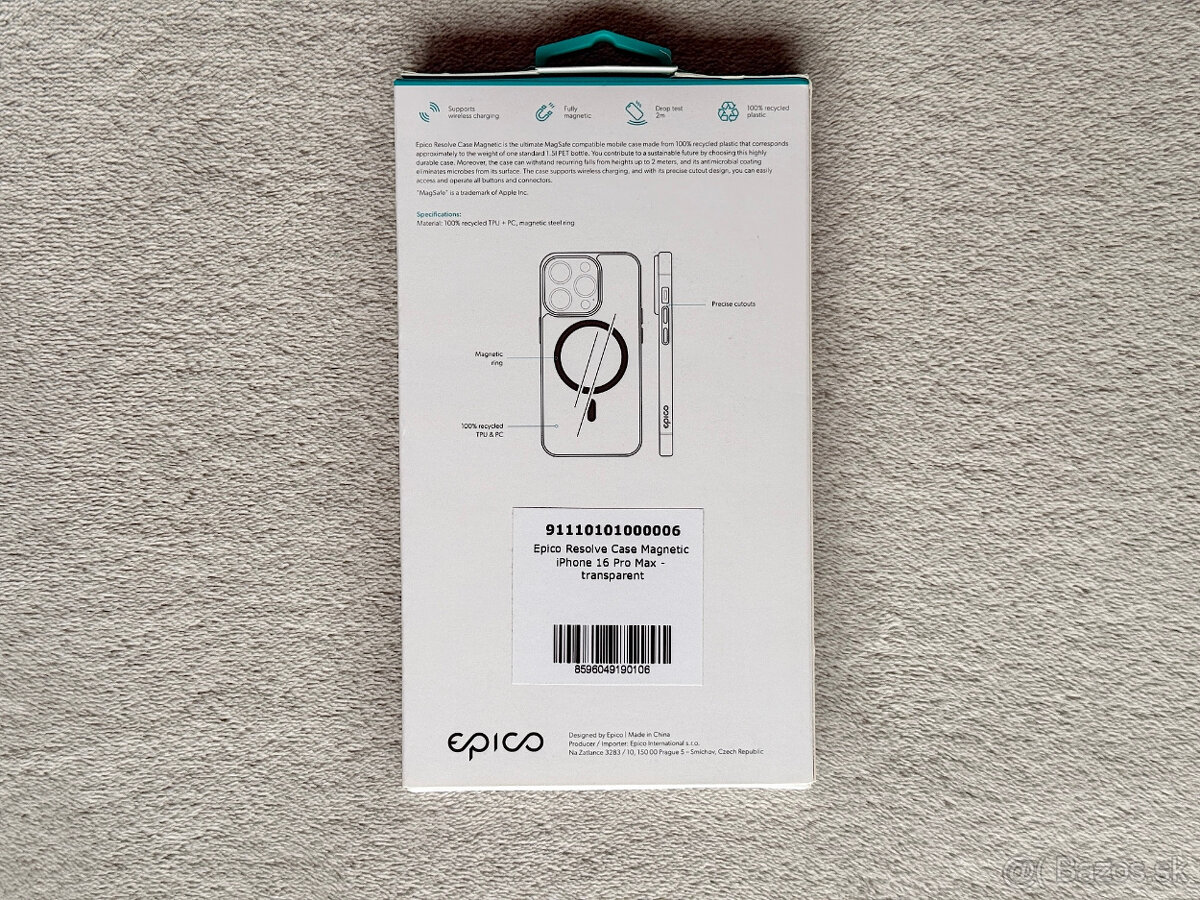 iPhone 16 Pro Max transparentný kryt - 2