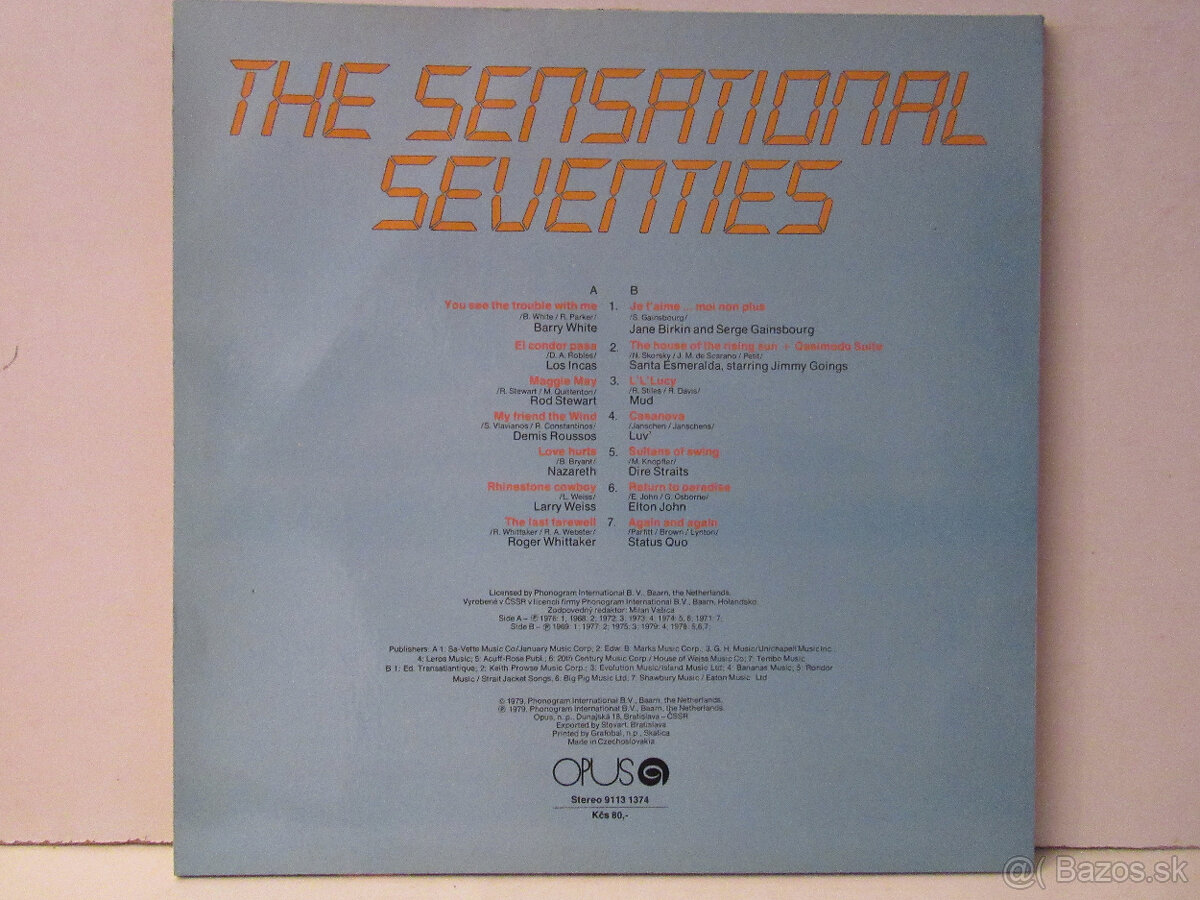 LP - THE SENSATIONAL SEVENTIES - 2