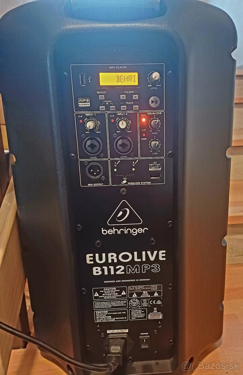 Reproduktor Behringer B112Mp3 1000W - 2