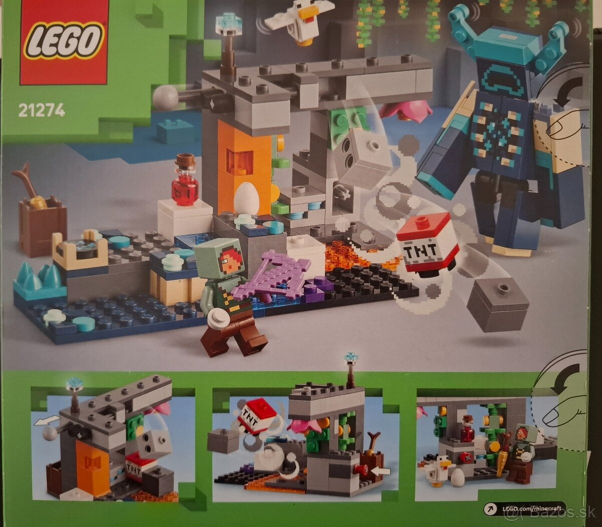 LEGO Minecraft 21274 Súboj s Wardenom - 2
