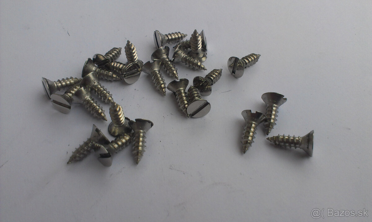 samorezné skrutky z leštenej nereze - 2