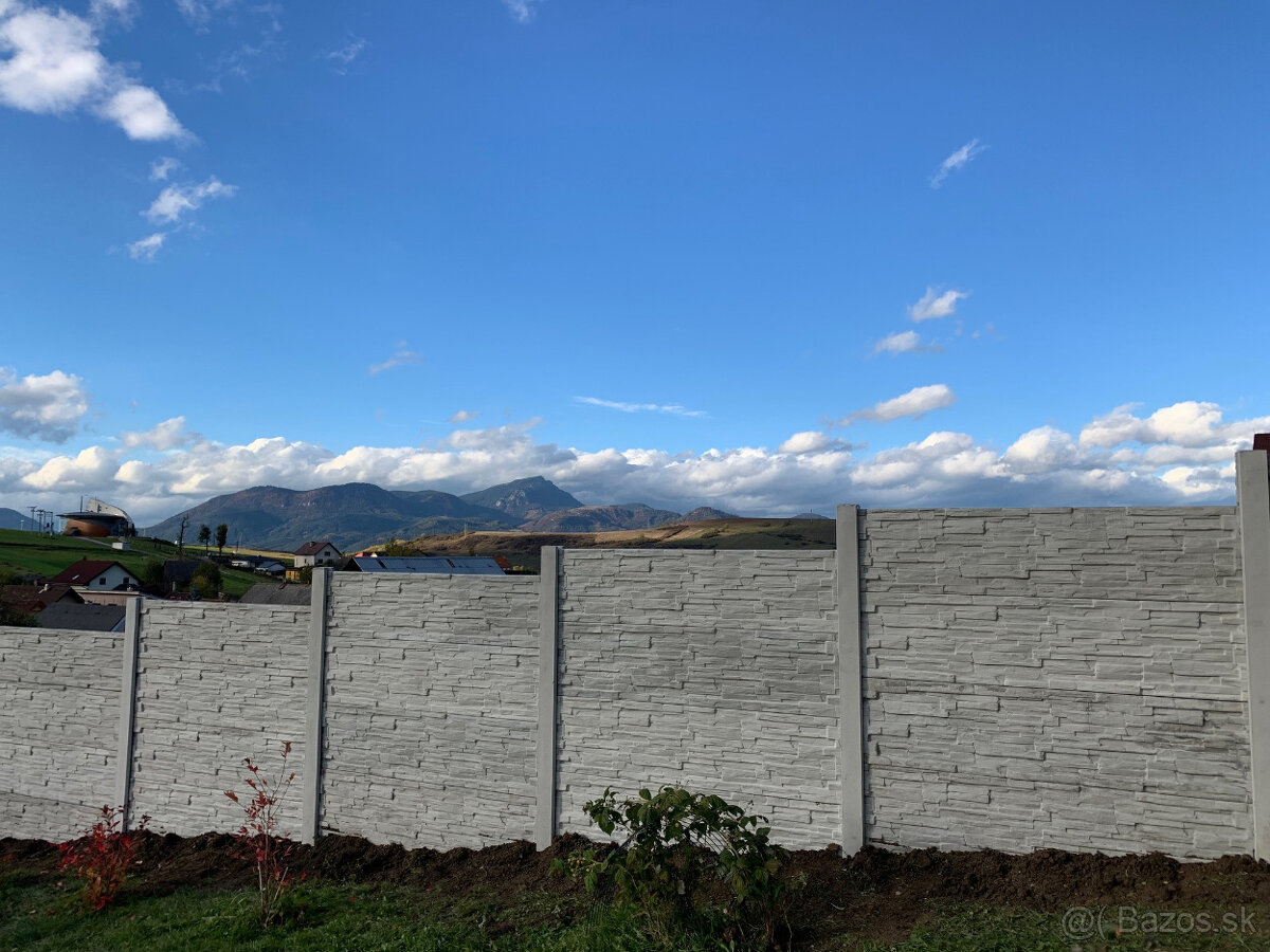 Kvalitné oplotenie priamo od výrobcu / BETÓNOVÉ PLOTY / - 2