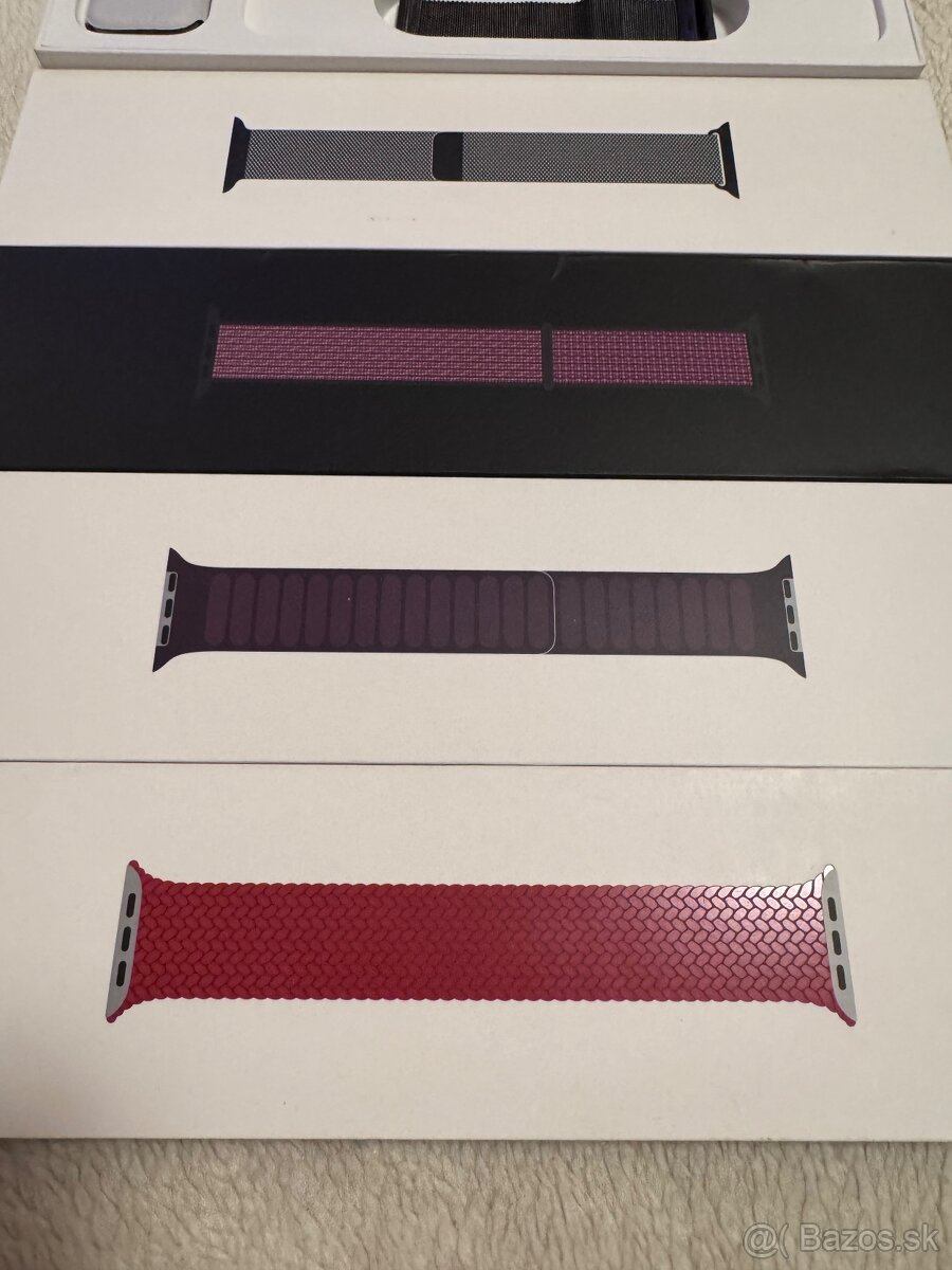 apple watch 6 LTE (esim) 44mm chirurgicka ocel a 3 remienky - 2