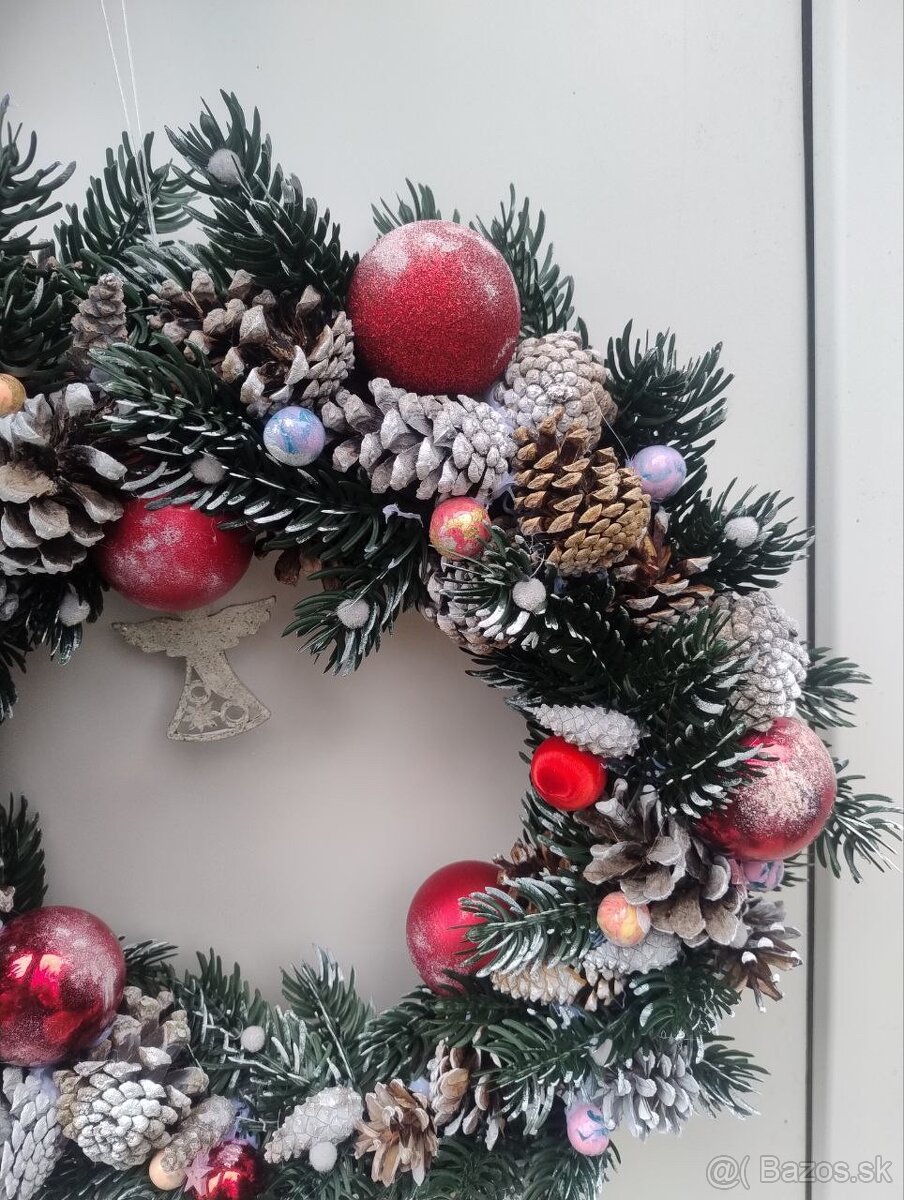 Veľký vianočný veniec – nový, 50cm - 2