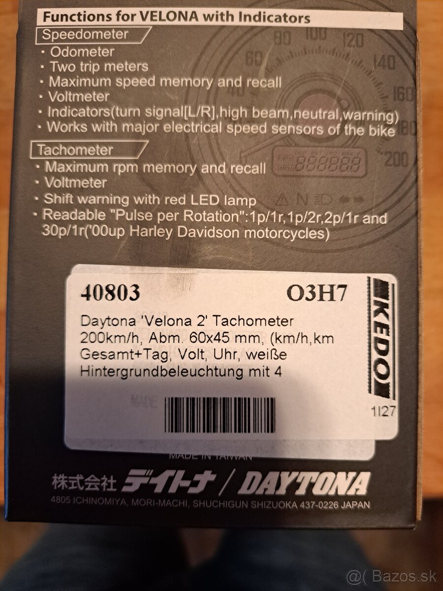 Tachometer Daytona - 2