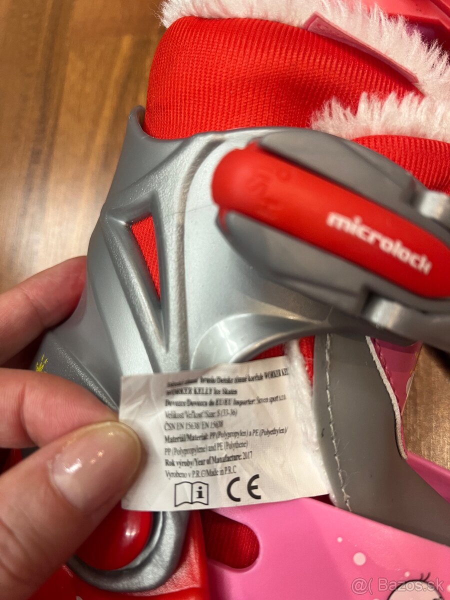 Detské nastaviteľné korčule 33-36 veľkosť - 2